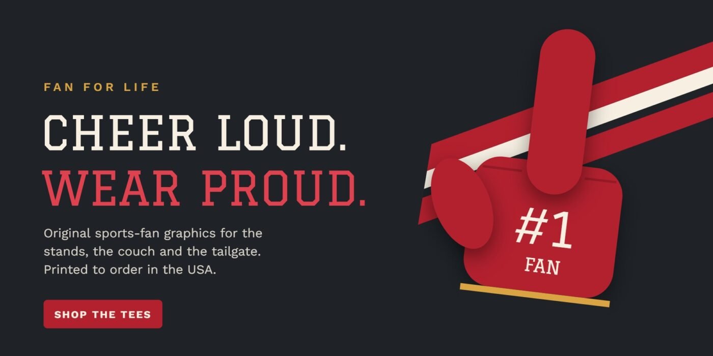 Cheer loud, wear proud – Ever Fanwear original sports-fan tees