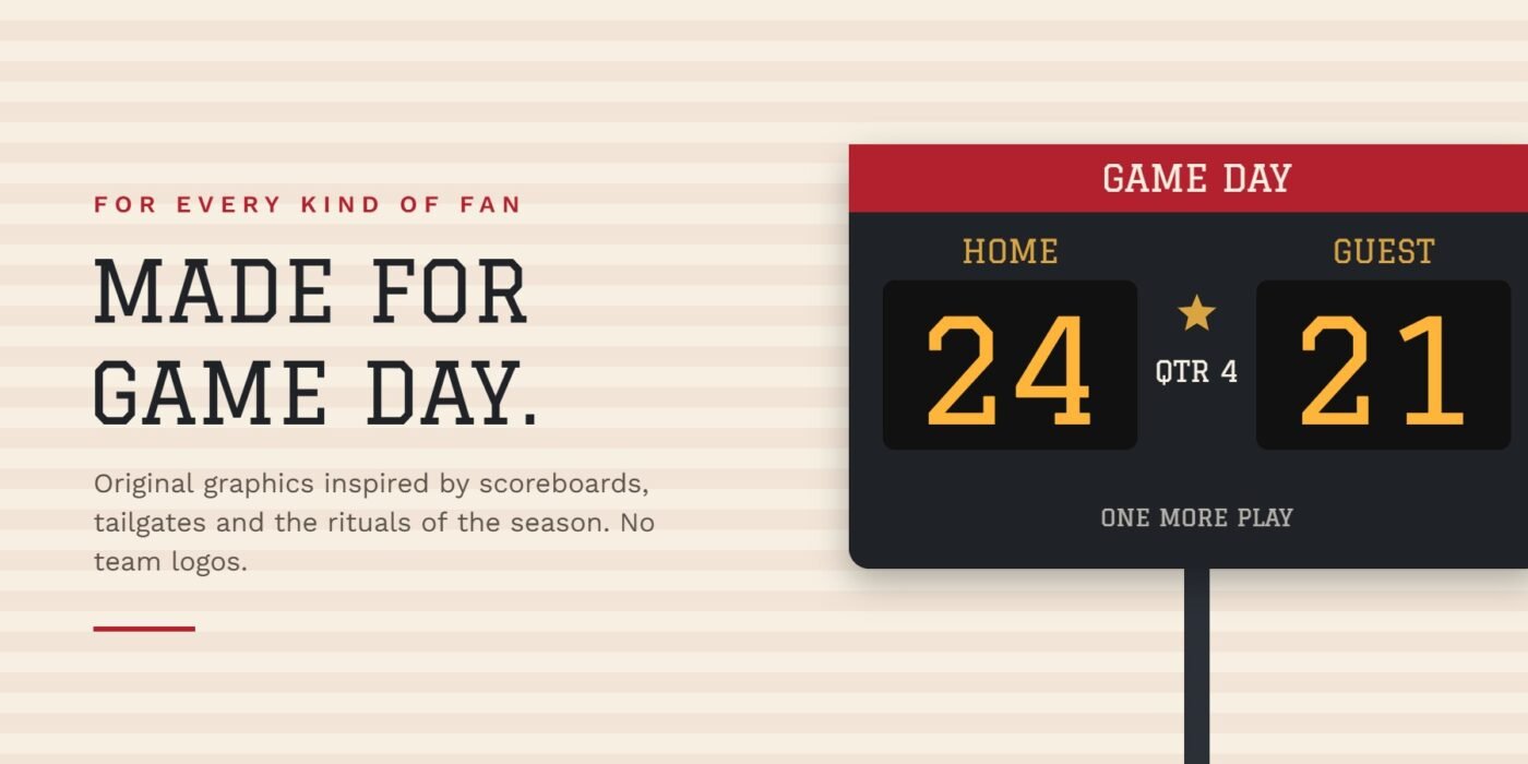Made for game day – Ever Fanwear